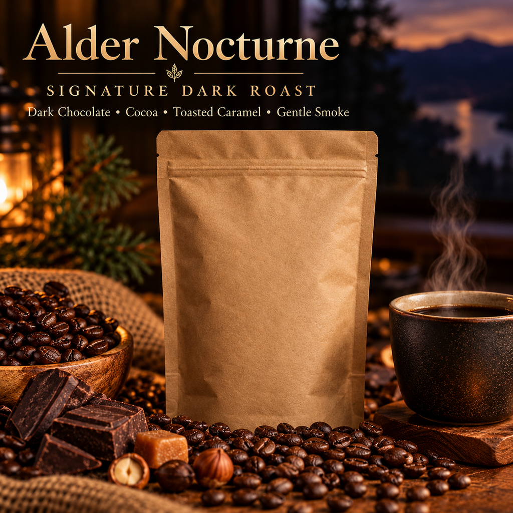 Alder Nocturne — Signature Dark Roast Coffee, 8 oz